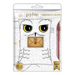 Bloc - notes peluche - harry potter hedwig - carton de 6 - stylo � bille inclus - taille unique