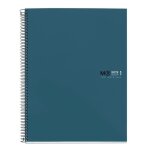 Bloc - notes a5 � spirale miquelrius mr ? 160 pages petits carreaux 5x5 perfor� bleu oc�an