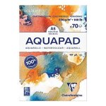 Bloc de papier dessin - clairefontaine - 975720c - moyen fin - goldline - blanc
