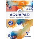 Bloc de papier dessin - clairefontaine - goldline aqua - a3 297x42cm - 30f - 300g