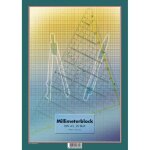 Bloc  papier millimtr - landr - din a3 - 20 feuilles - 80 g / m2 - rouge