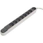 Bloc parafoudre - chacon - 8 prises - 16a - 3 m - interrupteur  pied - scurit enfant