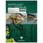 Clairefontaine bloc pastelmat n�5 12f 30 x 40 cm - papier pour pastel sec (blanc)