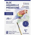 Bloc - peinture aquarelle - modles animaux prdessins - clairefontaine