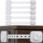 Bloc porte securite bebe tiroir placards transparent loquets et frigo 5 pi�ces