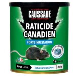 Blocs raticide canadien - forte infestation - 300g caussade Blocs raticide canadien - forte infestation - 300g caussade