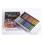 Blockx pastels secs ? coffret 24 pi�ces assorties pour dessin et cr�ation artistique