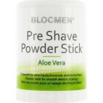 Stick de poudre avant - rasage �lectrique - blocmen - aloe vera - 60 g - sans parfum - confortable