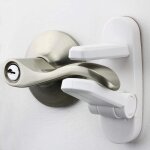 Bloque poigne de porte 2pcs serrures de porte  levier serrures de scurit avec adhsif 3m pour bb ...
