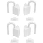 Bloque - porte anti pincement - protecteur de doigt pour enfant - blanc - lot de 4