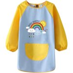 Blouse de peinture dart pour enfants - imperm�able et r�utilisable - blanc