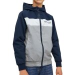 Blouson enfant - jack & jones - jjerush blocking - bleu marine - 10 ans - sans manches