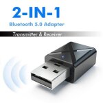 Bluetooth 5. 0 audio transmetteur mini 3. 5mm aux adaptateur bluetooth stro pour tv pc voiture