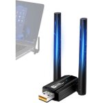 Bluetooth cl� wifi usb pour pc ax900mbps cle wifi 6 adaptateurs con 5dbi antenne 5. 8 ghz / 2. 4 ghz ...