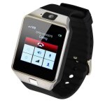 Bluetooth montre smart watch phone dz09 support de la carte sim de tf camra hd sync appel sms pour android ...