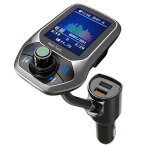 Bluetooth voiture - kern tech - �metteur fm bluetooth pour voiture �cran couleur 18 pouce radio mp3 adaptateur ...