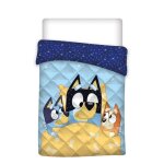 Couette - bluey - imprimée enfant - 140x200 cm - polyester - oeko tex Couette - bluey - imprimée enfant - 140x200 cm - polyester - oeko tex