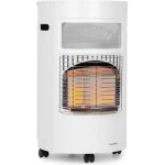 Po�le de chauffage au gaz - blumfeldt - bonaparte - noir - 4200w - mobile avec roulettes