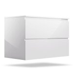 Blumfeldt meuble de salle de bain avec vasque en ce?ramique 80cm - meuble de rangement meuble lavabo ... Blumfeldt meuble de salle de bain avec vasque en ce?ramique 80cm - meuble de rangement meuble lavabo ...