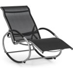 Blumfeldt santorini fauteuil de jardin  bascule - rocking chair - dossier rglable sur 3 positions - ...