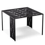 Blumfeldt blumfeldt shade cove pergola en toile 3x3 m parois latrales thermolaqu rsistant aux intempries ...