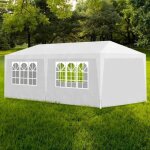 Tente de r�ception pliable bmm - blanc - pliant - tonnelle de jardin - tonnelle de r�ception jardin chapiteau ...