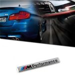 Bmw emblème m performance - aluminium chromé - logo autocollant 85 x 12 cm série 1 2 3 4 5 6 7 Bmw emblème m performance - aluminium chromé - logo autocollant 85 x 12 cm série 1 2 3 4 5 6 7