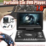 Bo lecteur dvd portable �cran rotatif 7. 8 pouce t�l�commande + jeu joystick