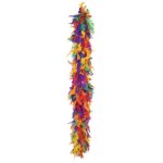 Boa plumes 180 cm multicolore - aptaftes - plumes de coq - intrieur enfant femme - taille unique