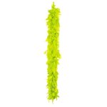 Boa en plumes - anis - 180 cm - vert - femme - adulte