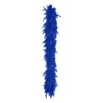 Boa en plumes - bleu cobalt - 180cm - accessoire de dguisement pour adulte femme