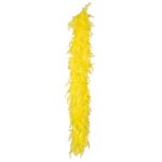 Boa en plumes - jaune - 180 cm - id�al pour d�guisement