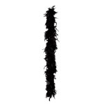 Boa en plumes - noir - 180cm - adulte - mixte