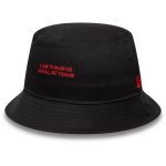 Bob - new era - phrase - logo ac milan brod� - coton noir - homme adulte
