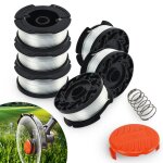 Bobine fil coupe bordure pour black et decker coupe - bordures6 bobines de tondeuse avec 1 ressort et ... Bobine fil coupe bordure pour black et decker coupe - bordures6 bobines de tondeuse avec 1 ressort et ...