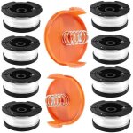 Bobine fil coupe bordure pour black et decker coupe - bordures 8 bobine de fil debroussailleuse avec ...