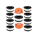 Bobine fil coupe bordure pour black et decker coupe - bordures bobines a6481 a6485 compatible avec black ...