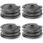 Bobines de fil pour coupe - bordures bosch - lot de 4 - longueur 61m x diam�tre 165mm - noir