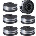 Bobine fil nylon pour coupe - bordure parkside - parkside - lot de 6 - fil nylon durable - blanc