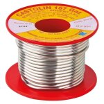 Bobine de soudure - castolin - 250g - etain - argent 3. 5% - chalumeau flamme Bobine de soudure - castolin - 250g - etain - argent 3. 5% - chalumeau flamme