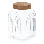 Bocal de conservation en verre arche 4l transparent