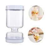 Bocal  cornichons avec passoire flip rcipient  cornichons hermtique en sablier pot sparateur avec ...