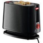 Grille - pain lectrique - bodum - bistro - 940 w - double fente - noir