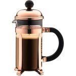 Cafetire  piston - bodum - chambord - cuivre - 3 tasses - 035l