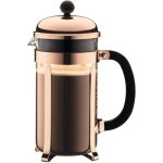 Cafetire  piston - bodum - chambord - cuivre - 8 tasses - 1l