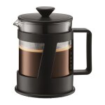 Bodum crema cafeti�re � piston capacit� 4 tasses 05l noir