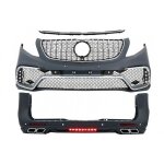 Body kit pour mercedes v w447 14 + plaque seuil arri�re pour calandre