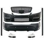 Body kit pour mercedes w221 05 - 11 grille noir brillant �chappement conseils