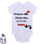 Body naissance ?prpare toi papa jarrive dans quelques mois? surprise tu va tre papa annonce de naissance ...