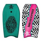Bodyboard adulte - aroona - slickbottom 108 cm - vert - fond lisse en hdpe